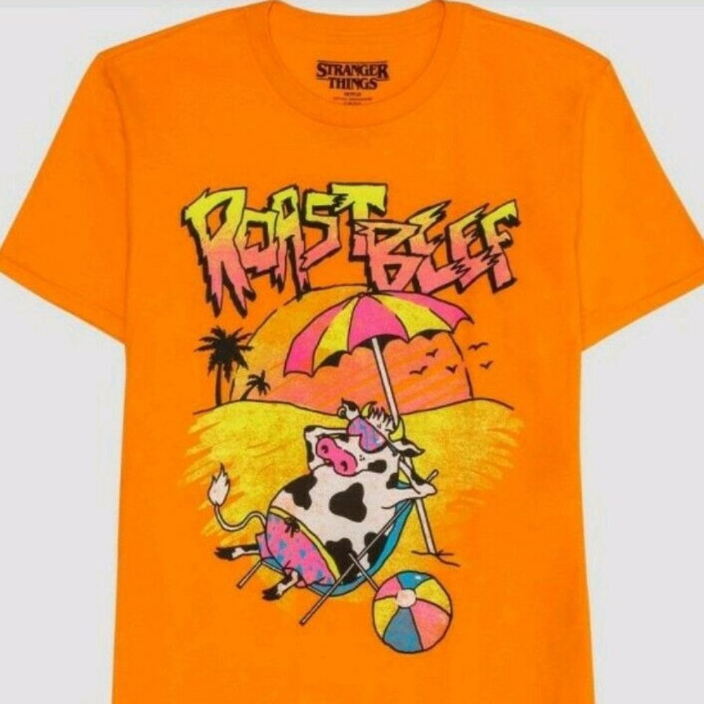 New STRANGER THINGS 3 DUSTIN "Roast Beef" T Shirt
